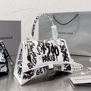 Balenciaga Hourglass XS Graffiti Handbag